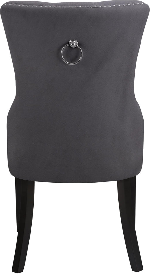 Nikki Grey Velvet Dining Chair - Royal Furniture & Gifts (MI) - Multi Location