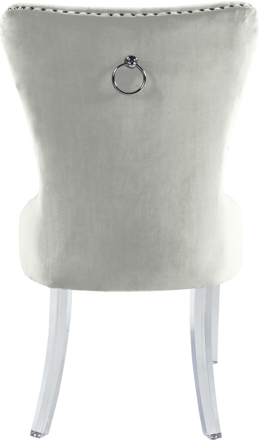 Miley Cream Velvet Dining Chair - Royal Furniture & Gifts (MI) - Multi Location