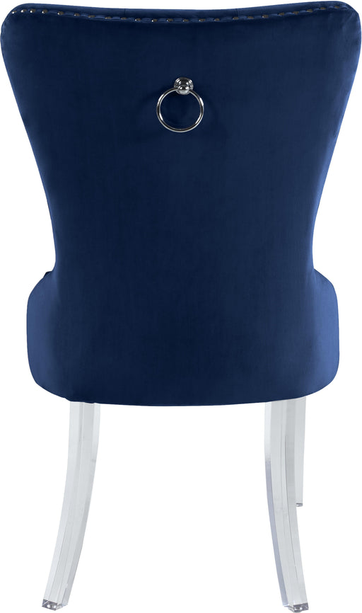 Miley Navy Velvet Dining Chair - Royal Furniture & Gifts (MI) - Multi Location