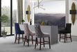 Hannah Grey Velvet Stool - Royal Furniture & Gifts (MI) - Multi Location