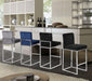 Giselle Grey Velvet Stool - Royal Furniture & Gifts (MI) - Multi Location