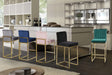 Giselle Pink Velvet Stool - Royal Furniture & Gifts (MI) - Multi Location