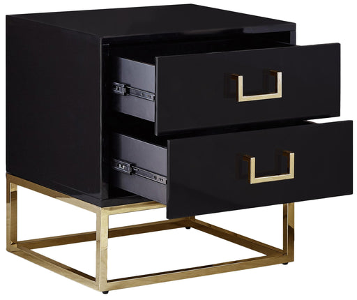 Nova Black Side Table - Royal Furniture & Gifts (MI) - Multi Location
