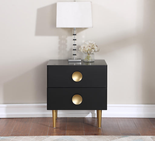 Zayne Black Night Stand - Royal Furniture & Gifts (MI) - Multi Location