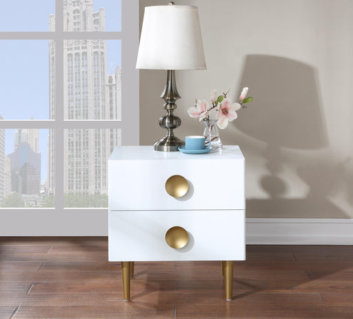 Zayne White Night Stand - Royal Furniture & Gifts (MI) - Multi Location