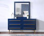 Marisol Navy Mirror - Royal Furniture & Gifts (MI) - Multi Location