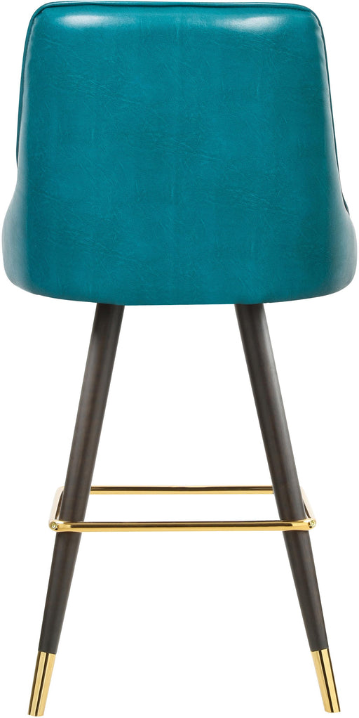 Portnoy Teal Faux Leather Counter/Bar Stool - Royal Furniture & Gifts (MI) - Multi Location