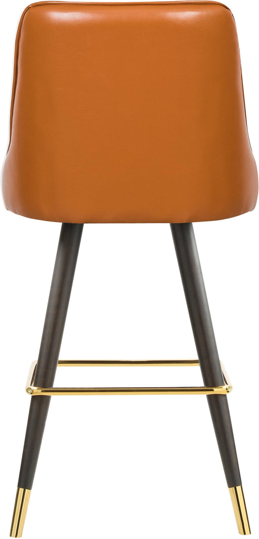 Portnoy Cognac Faux Leather Counter/Bar Stool - Royal Furniture & Gifts (MI) - Multi Location