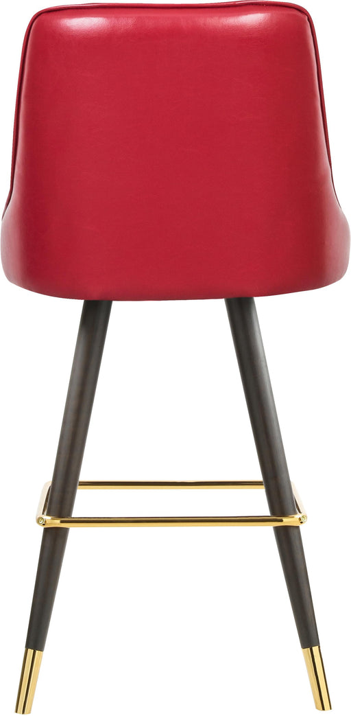 Portnoy Red Faux Leather Counter/Bar Stool - Royal Furniture & Gifts (MI) - Multi Location