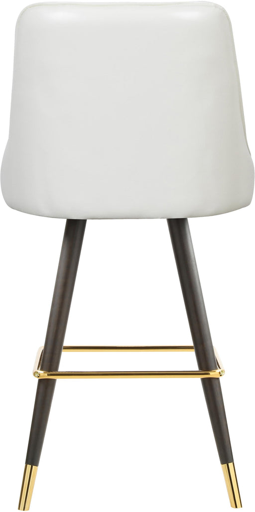 Portnoy White Faux Leather Counter/Bar Stool - Royal Furniture & Gifts (MI) - Multi Location