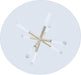 Mercury Acrylic/Gold End Table - Royal Furniture & Gifts (MI) - Multi Location