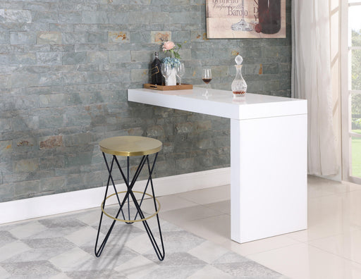 Mercury Black / Gold Bar Stool - Royal Furniture & Gifts (MI) - Multi Location