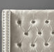 Aiden Cream Velvet Twin Bed - Royal Furniture & Gifts (MI) - Multi Location