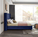 Aiden Navy Velvet King Bed - Royal Furniture & Gifts (MI) - Multi Location