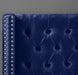 Aiden Navy Velvet King Bed - Royal Furniture & Gifts (MI) - Multi Location