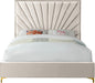 Eclipse Cream Velvet King Bed - Royal Furniture & Gifts (MI) - Multi Location
