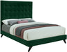 Elly Green Velvet King Bed - Royal Furniture & Gifts (MI) - Multi Location
