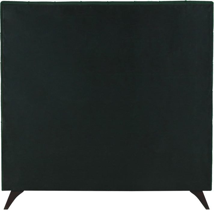 Elly Green Velvet King Bed - Royal Furniture & Gifts (MI) - Multi Location