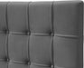 Elly Grey Velvet Queen Bed - Royal Furniture & Gifts (MI) - Multi Location
