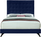 Elly Navy Velvet King Bed - Royal Furniture & Gifts (MI) - Multi Location
