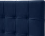 Elly Navy Velvet King Bed - Royal Furniture & Gifts (MI) - Multi Location