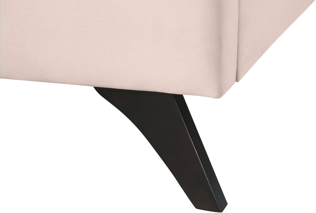 Elly Pink Velvet King Bed - Royal Furniture & Gifts (MI) - Multi Location