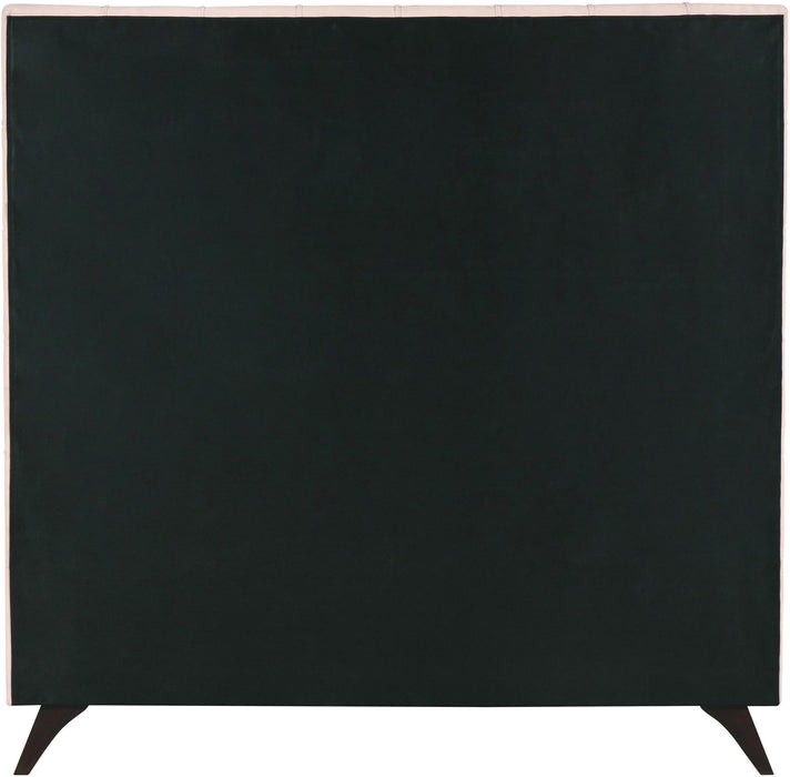 Elly Pink Velvet King Bed - Royal Furniture & Gifts (MI) - Multi Location