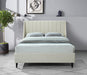 Eva Cream Velvet King Bed - Royal Furniture & Gifts (MI) - Multi Location