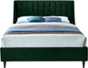 Eva Green Velvet King Bed - Royal Furniture & Gifts (MI) - Multi Location
