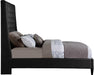 Fritz Black Velvet King Bed - Royal Furniture & Gifts (MI) - Multi Location
