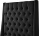 Fritz Black Velvet Twin Bed - Royal Furniture & Gifts (MI) - Multi Location