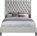 Fritz Cream Velvet Queen Bed - Royal Furniture & Gifts (MI) - Multi Location