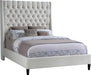Fritz Cream Velvet Queen Bed - Royal Furniture & Gifts (MI) - Multi Location