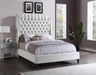 Fritz Cream Velvet King Bed - Royal Furniture & Gifts (MI) - Multi Location