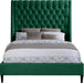 Fritz Green Velvet Queen Bed - Royal Furniture & Gifts (MI) - Multi Location