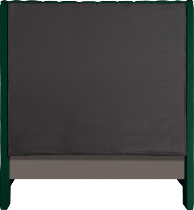 Fritz Green Velvet Queen Bed - Royal Furniture & Gifts (MI) - Multi Location