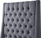 Fritz Grey Velvet Queen Bed - Royal Furniture & Gifts (MI) - Multi Location