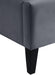 Fritz Grey Velvet Queen Bed - Royal Furniture & Gifts (MI) - Multi Location