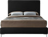 Geri Black Velvet Queen Bed - Royal Furniture & Gifts (MI) - Multi Location