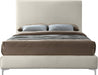 Geri Cream Velvet Queen Bed - Royal Furniture & Gifts (MI) - Multi Location