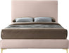 Geri Pink Velvet Queen Bed - Royal Furniture & Gifts (MI) - Multi Location