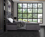 Ghost Grey Velvet King Bed - Royal Furniture & Gifts (MI) - Multi Location