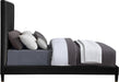 Harlie Black Velvet King Bed - Royal Furniture & Gifts (MI) - Multi Location