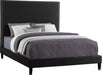Harlie Black Velvet Queen Bed - Royal Furniture & Gifts (MI) - Multi Location