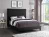 Harlie Black Velvet Queen Bed - Royal Furniture & Gifts (MI) - Multi Location