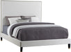 Harlie Cream Velvet Queen Bed - Royal Furniture & Gifts (MI) - Multi Location