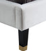 Harlie Cream Velvet Queen Bed - Royal Furniture & Gifts (MI) - Multi Location