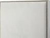 Harlie Cream Velvet Twin Bed - Royal Furniture & Gifts (MI) - Multi Location