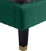 Harlie Green Velvet Queen Bed - Royal Furniture & Gifts (MI) - Multi Location