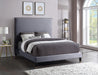 Harlie Grey Velvet King Bed - Royal Furniture & Gifts (MI) - Multi Location